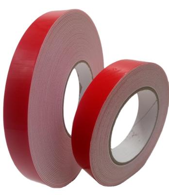 China Jumbo Hook Roll Waterproof Acrylic Adhesive Double Sided Black Double Coated PE Foam Tape for sale