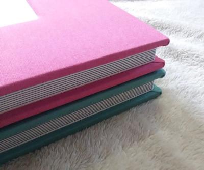 China 12x12 Fabric Covered Photo Album Waterproof For Engagement / Anniversary for sale