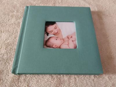 China Flush Mount Fabric Covered Photo Album , Flexible Waterproof Photo Album Book for sale