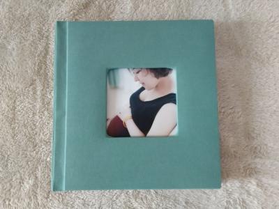 China Professional 10 x 14 Kodak PVC Fabric Covered Photo Album Blue Waterproof for sale