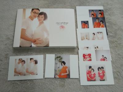 China Professional Landscape 8x12 Photo Album Flush Mount with Cards for sale