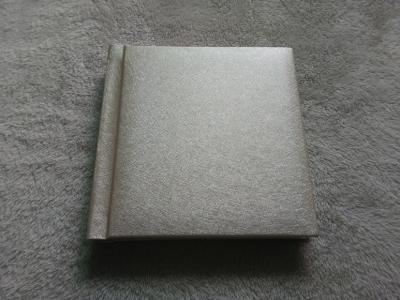 China Customized Golden Leather Photo Albums , 12x8 Creative Digital Photo Books for sale