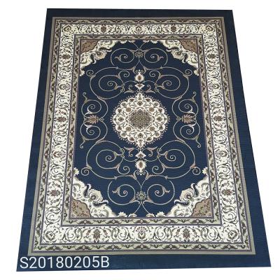 China Washable Luxury Living Room Crystal Plush Printed Area Floor Mat for sale