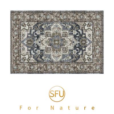 China Washable Digital Printing Colorful Polyester Rugs And Blankets Modern Digital Printing Rug For Living Room for sale