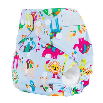 China 2022 Private Label Baby Reusable Washable Cloth Diaper Printed Instant Sale for sale