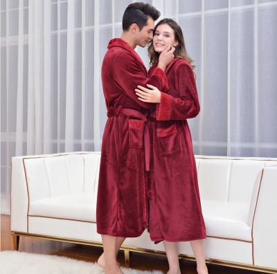 China 100% Cotton V Shape Luxury Pure Cotton Jacquard Bathrobe For Men And Women for sale