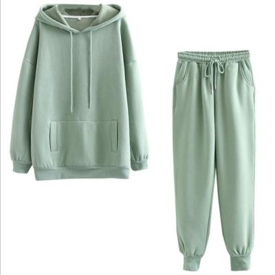 China Fleece aliexpress wholesale 2 piece women breathable hoodie news sports casual suit set for women hoodies jogger long sleeve for sale