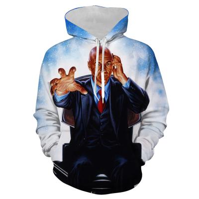 China Quality Wholesale Custom Mens Spandex/Cotton Size Clothing His Materials Trilogy Sweater 3d Dark Digital Printed Hoodie for sale