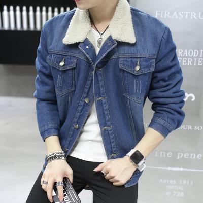 China Breathable Winter Mens Fleece Thicken Denim Jacket Mens Jacket Clothing for sale