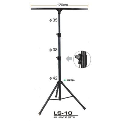 China Popular KOOL Steel SAIN Floor Lamp Tripod Black Lighting Stand LS-10 for sale