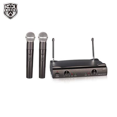 China Cheap Handheld Microphone Accessories Price Multi Channel Voice Set Handheld VHF Wireless Microphone for sale