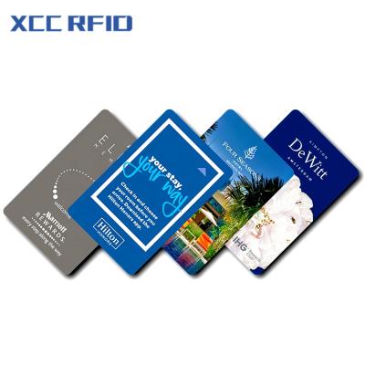 China Waterproof / Waterproof Passive ID Card ISO14443a F08 Smart RFID Hotel Key Card Manufacturer for sale