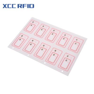 China PVC Inlay Prelam Maker Mifare Plus EV2 Inlay Maker (good quality made by XCC) RFID for sale