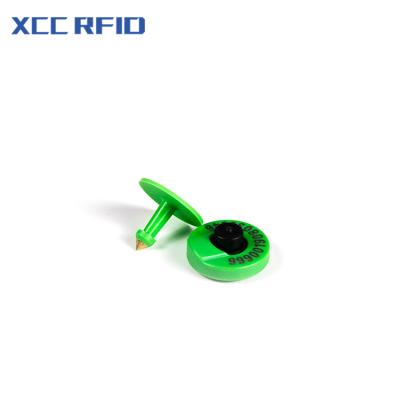 China Waterproof / Waterproof ICAR 134.2KHz RFID Animal Ear Tag For Cattle Pig Sheep for sale