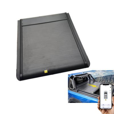 China Factory-direct high quality aluminum alloy tonneau cover roll up flap cover truck pick up bedspreads for mitsubishi triton l200 for sale