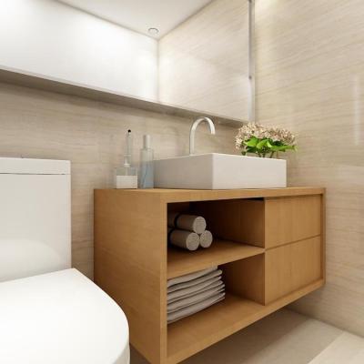 China Modern Modular Prefab Bathroom With Bath Fixture for sale