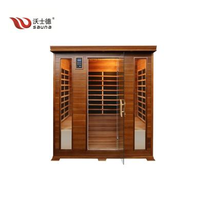 China Wholesale Computer Control Panel New Design 4 Single Person Infrared Sauna Room for sale