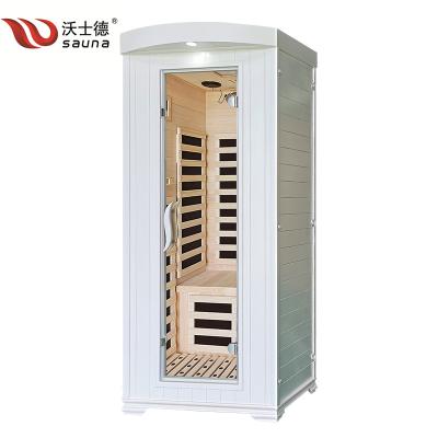 China Computer control panel 1 person sauna cabin infrared physiotherapy sauna for health for sale