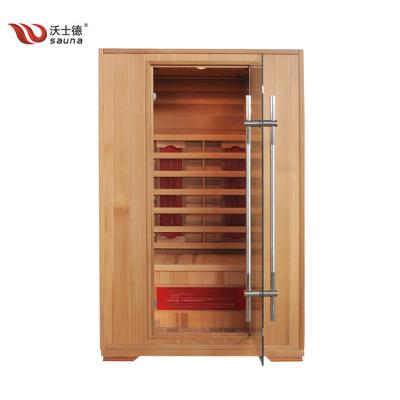 China Computer control panel 2 person sauna cabin infrared physiotherapy sauna for health for sale