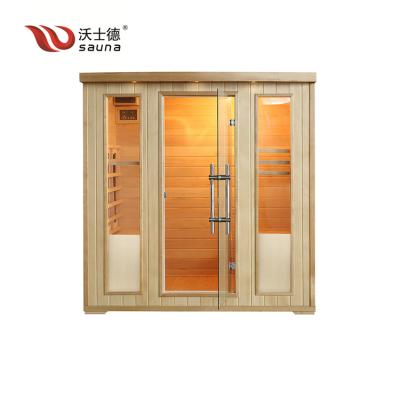 China Computer Control Panel 4 Person Use Soft Heat Far Infrared Sauna Expelling Toxin for sale