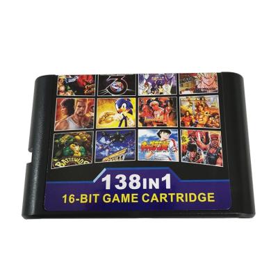 China Factory Hot Sale High Quality 138 In Black DM Classic 1 Cartridges Color Set For Sega Genesis Mega Drive DM 138 Black for sale