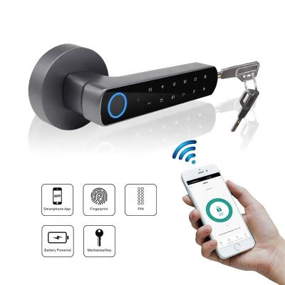 China Secukey Hotel Management System Door Lock Smart Fingerprint Code With Key Access Control D100-BT zu verkaufen