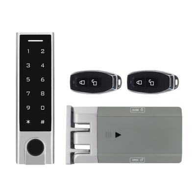 China 1000 Caliber Wireless Fingerprint PIN Code RFID Digital Electronic Remote Lock Kit Access Control (Finger/RFID/Pincode) en venta