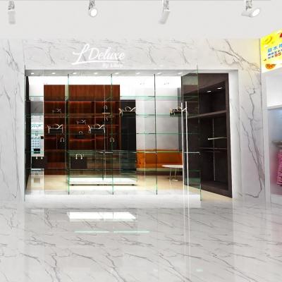 China Environmental friendly elegant design showcase cabinet handbag furniture store glass rack perfect for ladies shop and other commercial locations for sale