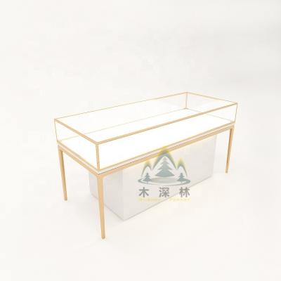 China Environmental friendly glass display cabinet with LED lighting and high transparent glass cover perfect for jewelry and watch display for sale