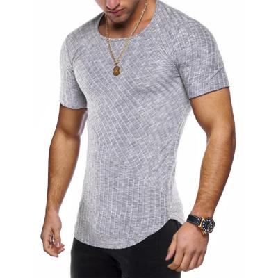 China Hot Sale QUICK DRY Men's Casual Blank Short Sleeve Slim T-Shirt for sale