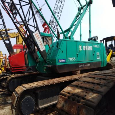 Китай Other original 55 ton kobelco 7055 crawler crane from japan good condition top sale in shanghai продается