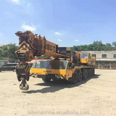 China TRUCK CRANE Used Truck Crane LIEBHERR LTM1180 180 Ton All Terrain Crane Very Good Condition for sale