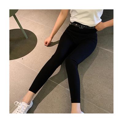 China Best Nine Points Antibacterial Hot Selling Drilling Women's High Waist Women's Yoga Pants for sale