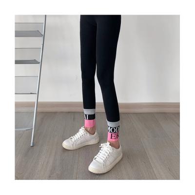 China Factory wholesale price antibacterial creases high modaier tight gaiters stretch pants for sale