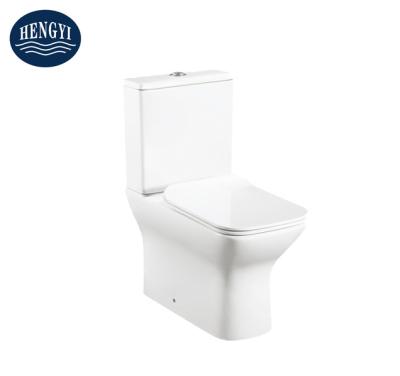 China Two-piece Hot Sale Double-Flow Toilet Washdown Flush Sanitary Ware High Quality CE Standard Bathroom for sale