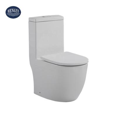 China High Quality Wc Double-Flow Toilet Bowl Chaozhou Sanitary Factory Flush Floor New One-Piece Flush Design for sale