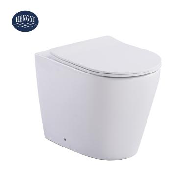 China Modern Concealed Cistern Bathroom Hidden Cistern Cyclone Flow Wall Pan Toilets Floor Mounted Sanitary Face Take Care for sale