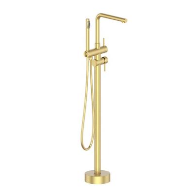 China High Quality Brass Metered Brass Taps Free Standing Floor Standing Bathtub Faucet for sale