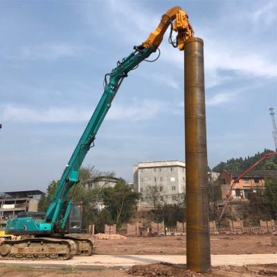 China Thickened 40-47T Excavator Pile Driver For KOMATSU DOOSAN VOLVO for sale