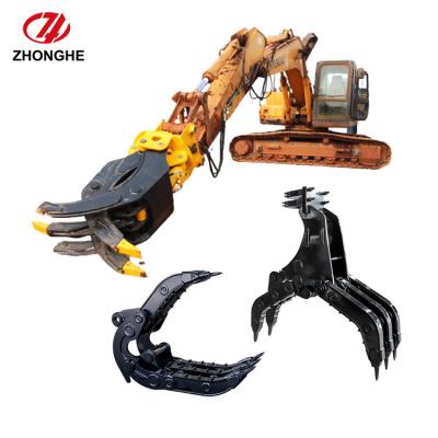 China Dauerhafter 25-30T mechanischer Bagger Grab For Hitachi KOMATSU Sany zu verkaufen