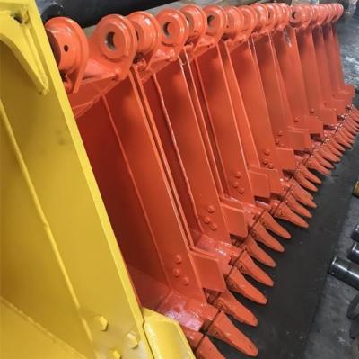 China 2 voetgraafwerktuig Trenching Bucket, Duurzame Backhoe Omspittengehechtheid Te koop