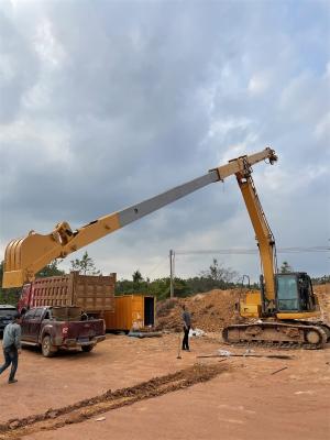 China Brazo de balancín telescópico de 14 m para excavadora de 20 a 30 toneladas, brazo telescópico de excavadora en venta