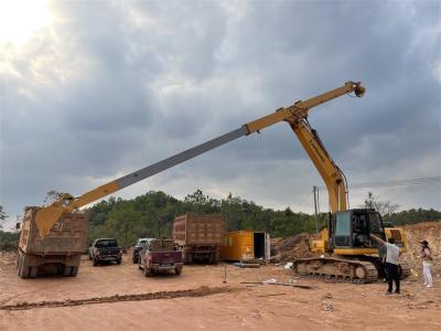 China Comprimento prático 14m de Telescopic Boom Extension da máquina escavadora de Q355B para CAT320 à venda