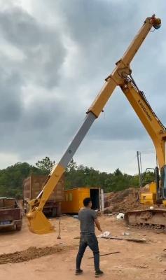 China 700 Stahl-Teleskop-Boom für 6-36t-Grabmaschinen Orange Gelb Blau Maßgeschneidert 14-16m Max Reichweite zu verkaufen