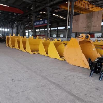 China CE Hyundai Excavator Bucket, Q355B MN400 Hardox500 Excavator Rock Bucket voor een graafmachine Te koop