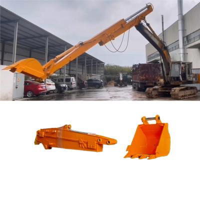 China Long Arm Excavator Attachment 12 Meter Sliding Arm Sliding Boom For Hitachi Doosan Excavator for sale