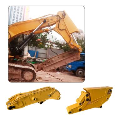 China High Effective excavator tunnel arm/ shorten arm excavator tunnel boom excavator shorten arm oil cylinder with bucket for sale