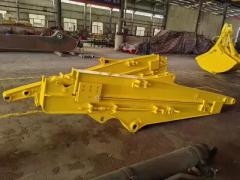 Excavator sliding arm