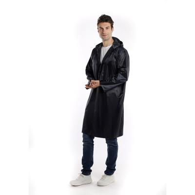 China 2021 New Arrival 0.25mm PVC Waterproof Clothing Bachelorette Thicker Polyester Waterproof Fabric Outdoor Wear Raincoat for sale