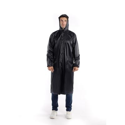 China The Most Popular Fashion Bachelor's Raincoat Logo Long Hooded Shield Men's Raincoat Customer Wholesale Raincoat for sale